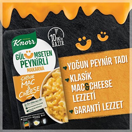 Knorr Çabuk Mac And Cheese Peynirli Makarna 212 gr