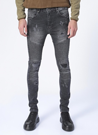 Aeropostale  Skinny Fit Antrasit Erkek Denim Pantolon I-EDPK119