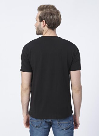 Fabrika Siyah Erkek Basic Modal T-Shirt ROMEO-V