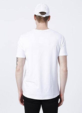 Fabrika Beyaz Erkek Slim Fit Modal T-Shirt ROMEO-O