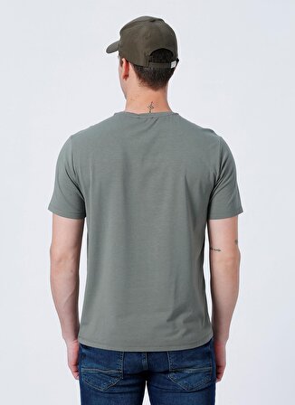 Fabrika Haki Erkek Slim Fit Modal T-Shirt ROMEO-O