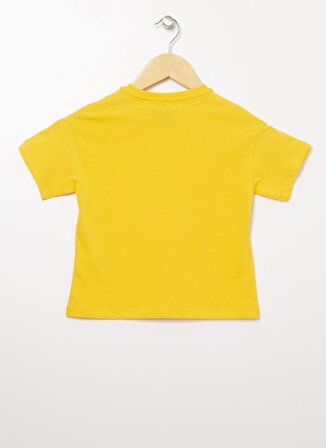 Limon Bisiklet Yaka Standart Kalıp Baskılı Sarı Erkek Çocuk T-Shirt - Bscboy 03