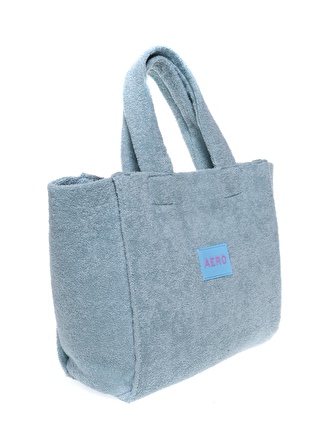 Aeropostale 58x33x16 Turkuaz Kadın Tote Çanta WOOL-ANDA