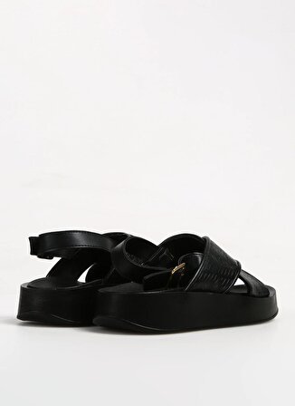 Fabrika Comfort Siyah Kadın Sandalet ZOSI
