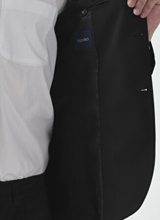 Fabrika Normal Bel Slim Fit Siyah Erkek Takım Elbise FANSE6,5TE01PART22300