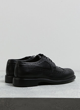 Fabrika Deri Siyah Erkek Klasik Ayakkabı ANOVA