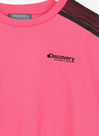 Discovery Expedition Baskılı Kız Çocuk Pembe Sweatshırt TAURIEL GIRL