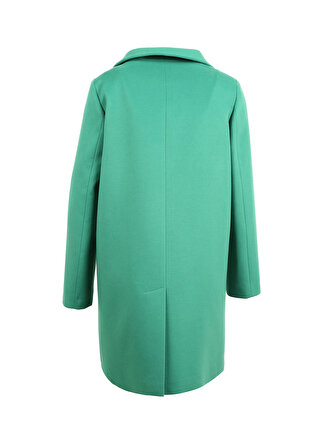 P By Paltoı Yeşil Kadın Kaban 3580