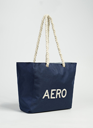 Aeropostale Lacivert Kadın 50x28x15 Plaj Çantası PUNCH-ACIRE