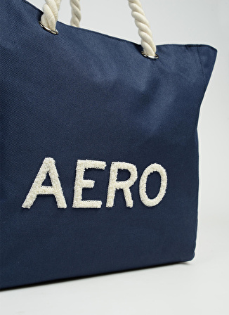 Aeropostale Lacivert Kadın 50x28x15 Plaj Çantası PUNCH-ACIRE