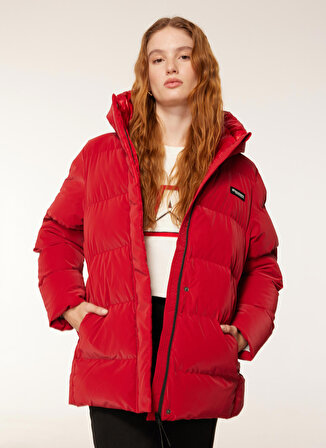 New Brand Kırmızı Kadın Mont W-MIXI