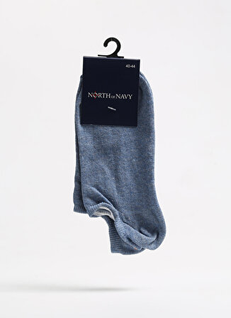 North Of Navy İndigo Erkek Patik Çorap