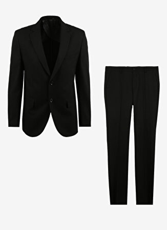 Fabrika Normal Bel Basic Siyah Erkek Takım Elbise F3WM-TKM 501
