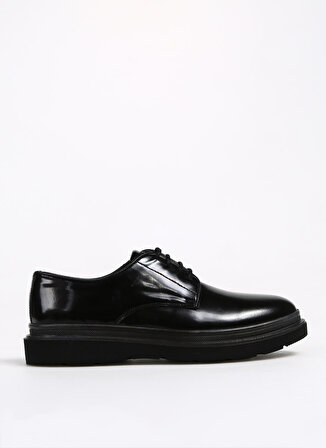 Fabrika Siyah Erkek Deri Klasik Ayakkabı CEHEMS