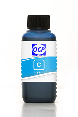 OCP Canon Pixma MX472 Uyumlu Yazıcı Mürekkebi 100ml C Cyan Mavi Dye