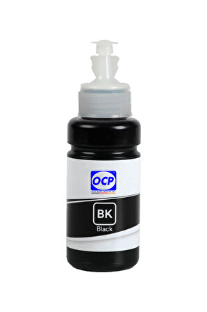 OCP Epson 664 T6641 Kartuş Mürekkebi 70ml BK Black Siyah Dye