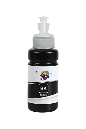 QC Epson L486 Uyumlu Yazıcı Mürekkebi 70ml BK Black Siyah Dye