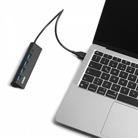 Dark DK-AC-USB346 USB Type-A to 1xUSB-C Charge 4 Port USB2.0 HUB