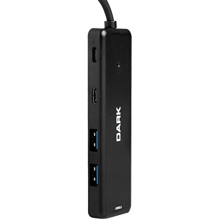 Dark DK-AC-USB347 Connect Master X5C USB3.2Gen 1 Type-A to 3 Port USB-A&1 Port Type-C 2.0-1X Type-C