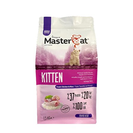 MasterCat Az Tahıllı Hypoallergenic Yavru Kedi Maması 1.5kg