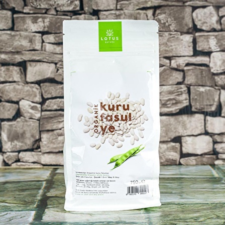 Lotus Organik Kuru Fasulye 750 Gr