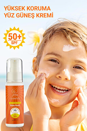 Jiyu Güneş Kremi SPF 50+ Yetişkin ve Çocuklar İçin UVA/UVB Yüksek Koruma 100 ml.