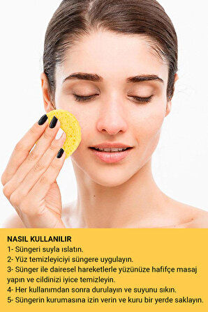Yüz Temizleme Süngeri Doğal Makyaj Temizleme Süngeri Mask Remover Sponges