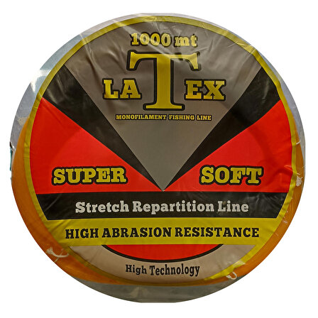 Latex Çile Misina 1000m Sarı Super Soft Monofilament