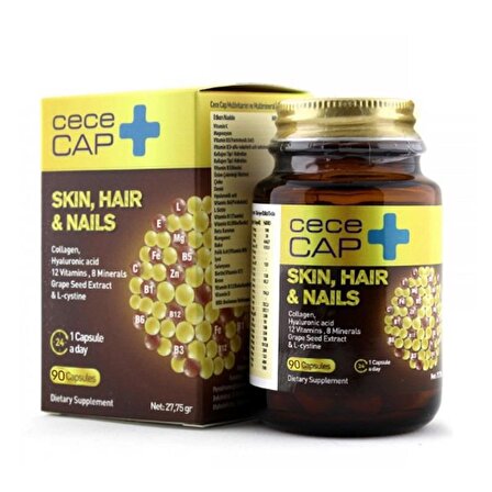 Cececap Skin Hair Nails 90 Kapsül