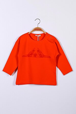 Kız Bebek Baskılı T-Shirt (9ay-4yaş)
