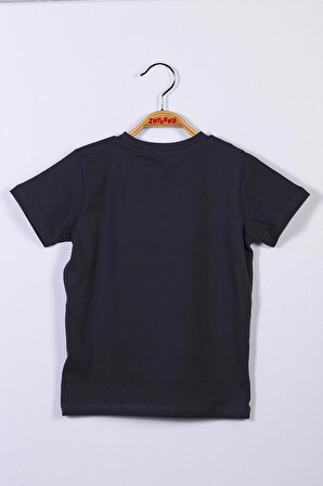 Antrasit Unisex Bebek Basic T-Shirt (9ay-4yaş)