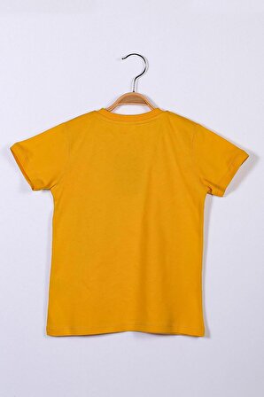 Sarı Unisex Bebek Basic T-Shirt (9ay-4yaş)