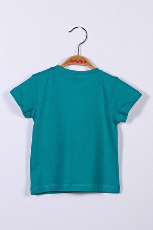 Yeşil Unisex Bebek Basic T-Shirt (9ay-4yaş)
