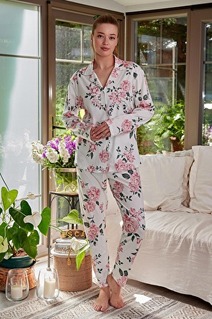 Pijama Takımı Ekru ZK24-124158