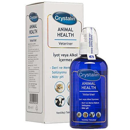Crystalin Animal Health Yara Bakım Solüsyonu ve Dezenfektan 250 ML