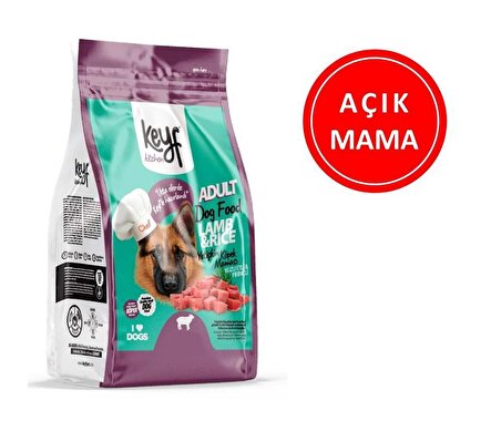 Keyf Kuzu Etli Köpek Maması 1 Kg AÇIK