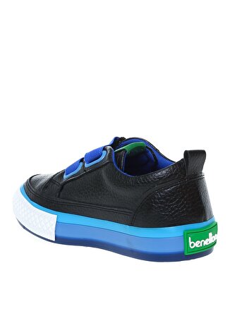 Benetton Siyah - Mavi Erkek Çocuk Yürüyüş Ayakkabısı BN-30441