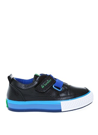 Benetton Siyah - Mavi Erkek Çocuk Yürüyüş Ayakkabısı BN-30441