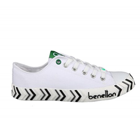 United Colors Of Benetton BN-30626 Beyaz-Siyah Erkek Sneakers