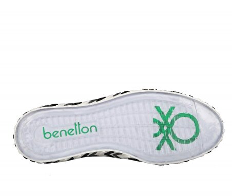 United Colors Of Benetton BN-30626 Beyaz-Siyah Erkek Sneakers