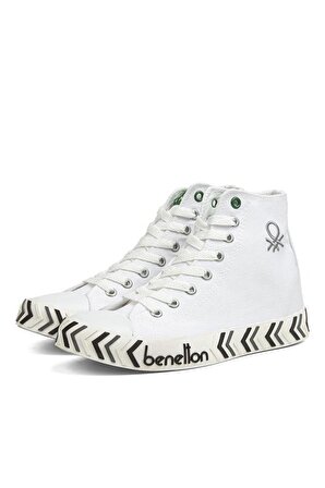 United Colors Of Benetton BN-30627 Beyaz-Siyah Erkek Sneakers