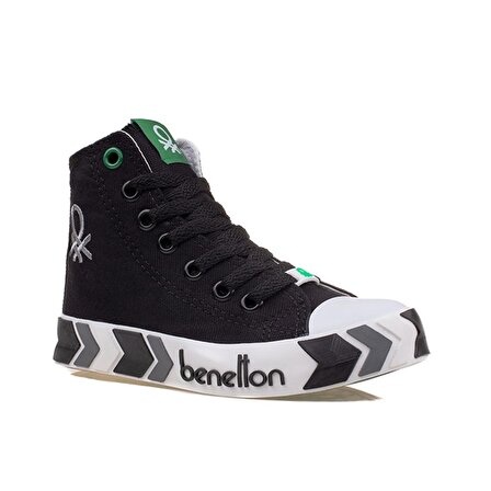Benetton Siyah Erkek Çocuk Yürüyüş Ayakkabısı BN-30634 01-