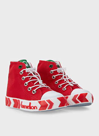 Benetton Kırmızı Kız Çocuk Sneaker BN-30647