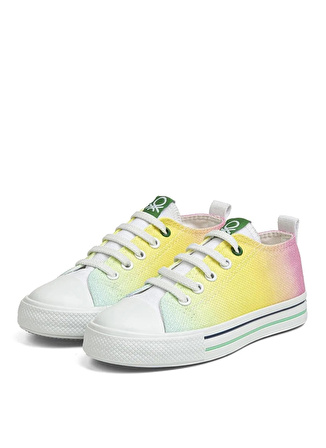 Benetton Sarı Kız Çocuk Sneaker BN-30658