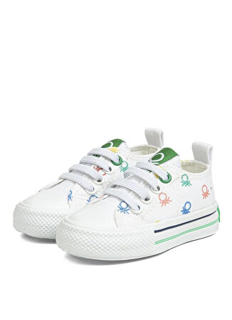 Benetton Beyaz Kız Bebek Sneaker BN-30661