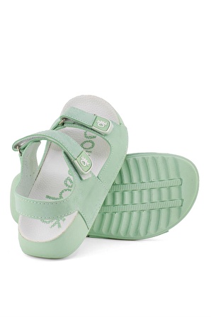 Benetton BN-1237 Patik Kız Çocuk Sandalet Yeşil