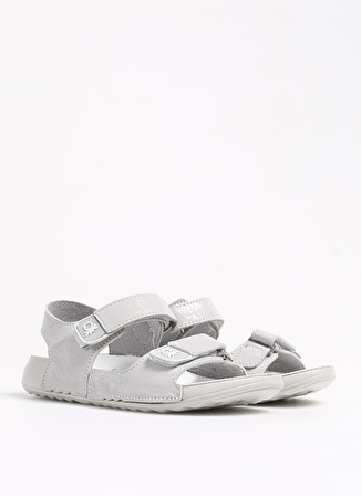 Benetton Gri Kız Çocuk Sandalet BN-1238