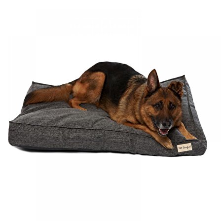 Pet Comfort XL Üstü Açık Kaymaz Taban Antrasit Büyük Irk Köpek Yatağı