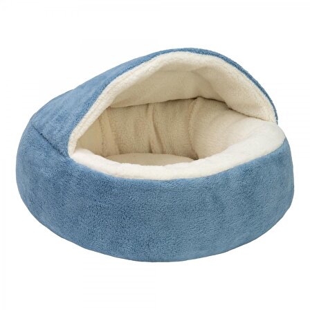 Pet Comfort Cosy Kedi/Köpek Yatağı, Mavi-Beyaz 55x55x20cm