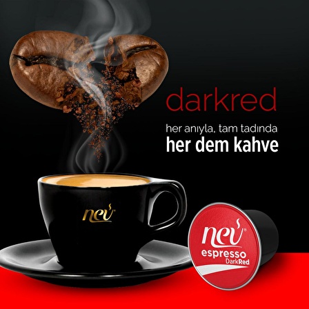 Nev espresso® Dark Red Kapsül kahve Nespresso® uyumlu